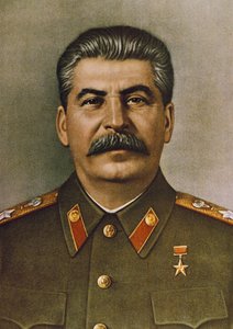 Portrait of Joseph Stalin.